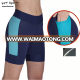 Lycra Elastane fabric cell phone pockets reflective band Women padded tri shorts