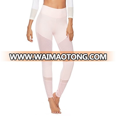 Custom Logo Women Wear Sublimation Laser Cut Yoga Leggings